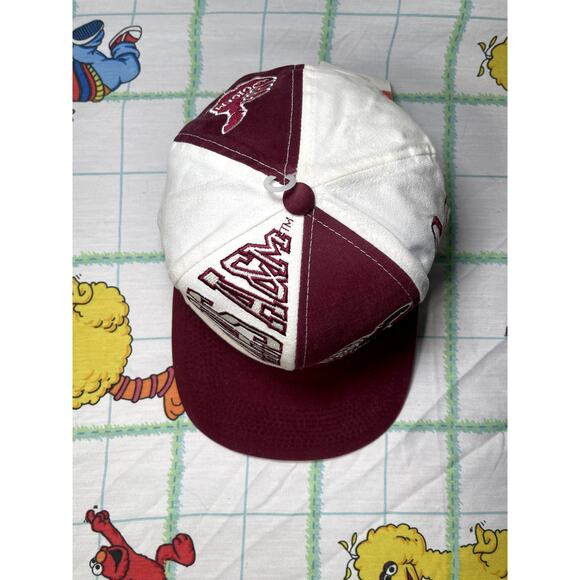 Vintage 90s Texas A&M Aggies Colosseum Athletics College spell out snapback nwt - Picture 4 of 7
